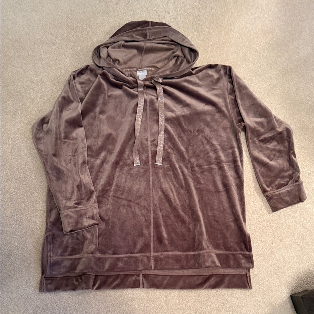 Chico's Zenergy Chocolate Hoodie